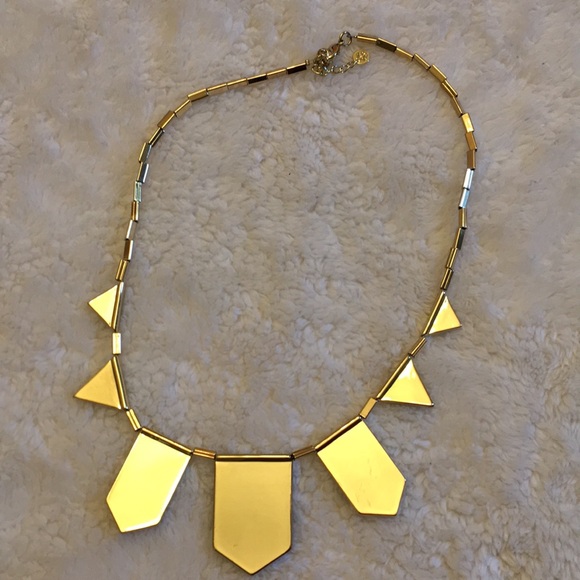 House of Harlow grey station gold necklace - Picture 4 of 5